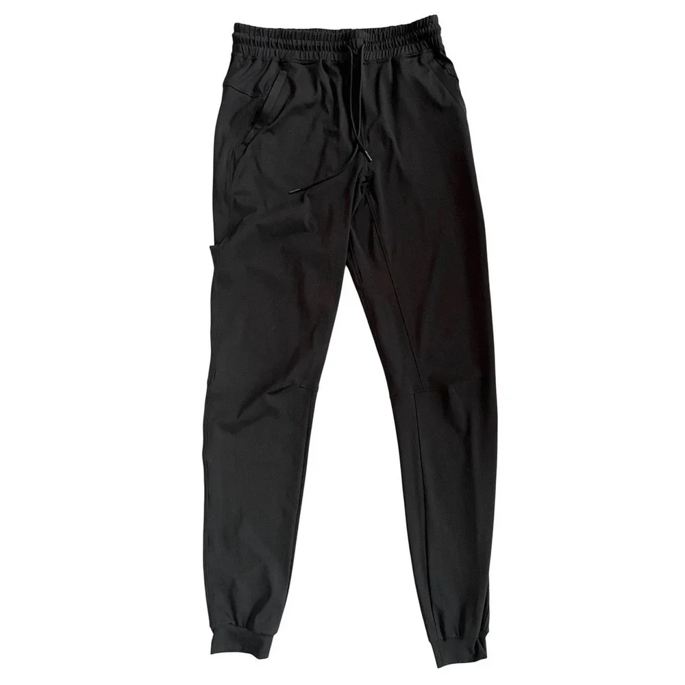 Idtswch Mens Black Active Joggers Tapered Training Pants Size M 36